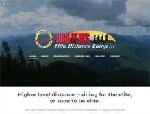 Tablet Screenshot of highpeakselitedistancecamp.com